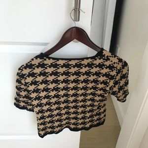 Bendel black and gold top